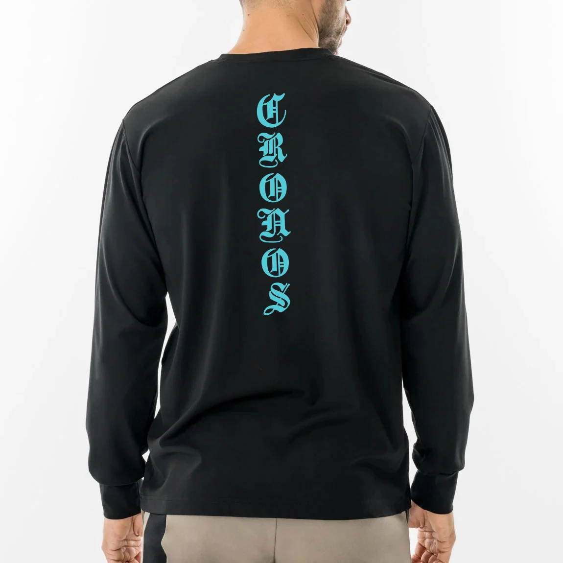 新作 メンズ CRONOS 長袖Tシャツ、春物、純綿、プリン - Undershirt Crew Neck のレビューと価格