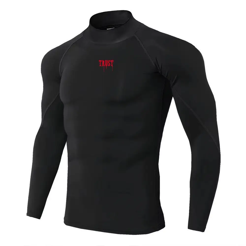 メンズスポーツTシャツ、速乾性、ボディビルディング、ランニン - Quick Dry Underwear のレビューと価格