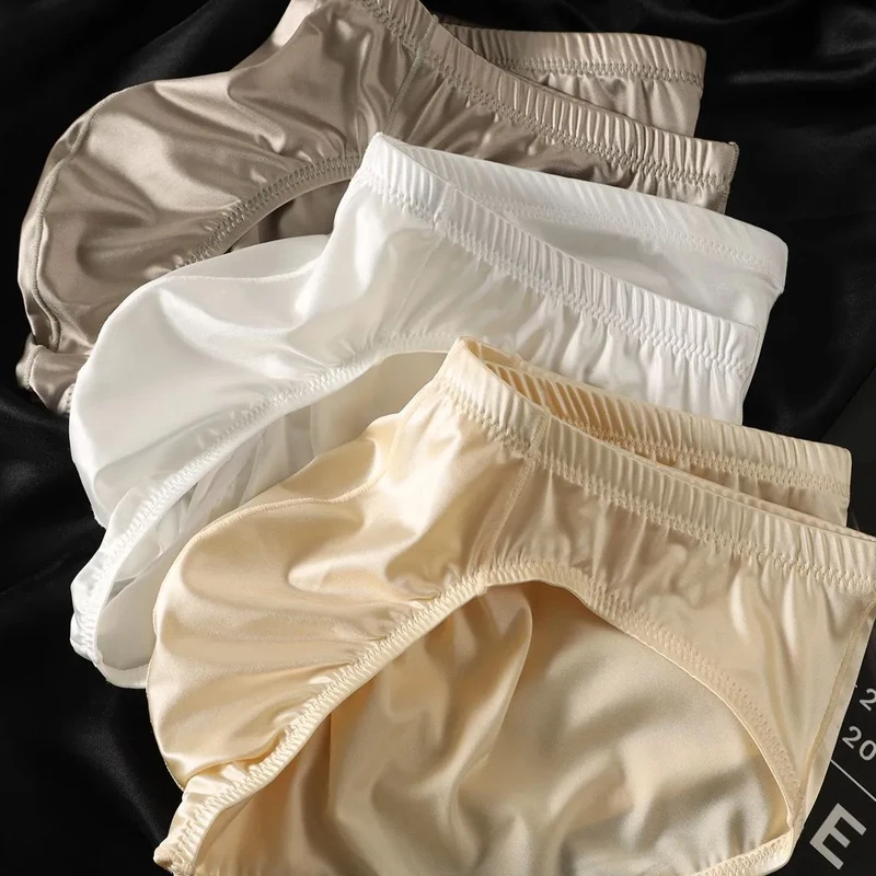 4X メンズセクシー光沢下着 凸型ポーチブリーフ スムーズな - Boxer Shorts Modal のレビューと価格